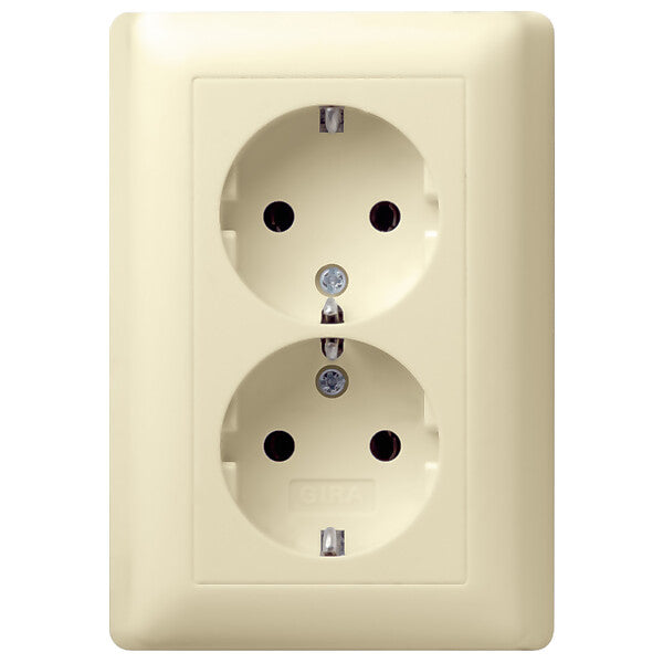Gira Schuko-Doppelst.ds. cws-gl 078001